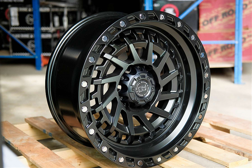 ДИСК АВТОМОБИЛЬНЫЙ АЛЮМИНИЕВЫЙ ЛИТОЙ BLACK RHINO SHREDDER (Реплика) 18х9 6X139.7 ET-0 110.1