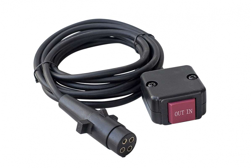 Лебёдка электрическая для квадроцикла (ATV / UTV) 12V Runva 4500 lbs 2041 кг (синтетический трос)