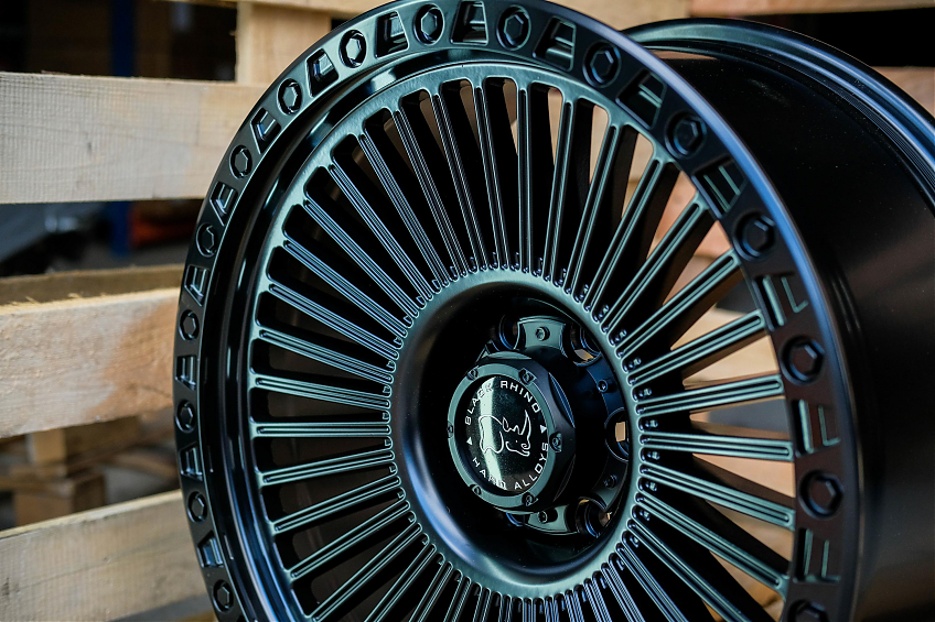 ДИСК АВТОМОБИЛЬНЫЙ АЛЮМИНИЕВЫЙ ЛИТОЙ Black Rhino XZ086 20Х9 ET-0 6X139.7 Черный