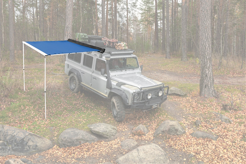 Багажник алюминиевый (платформа с креплением) Rival 1715x1430 для Jeep Wrangler JL 4дв. 2017+