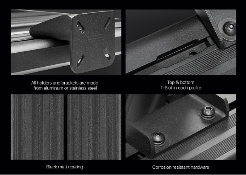 Багажник алюминиевый (платформа с креплением) Rival 1715x1430 для Jeep Wrangler JL 4дв. 2017+