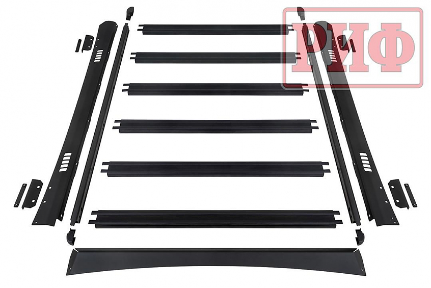 Багажник экспедиционный (платформа) алюминиевый РИФ 1250x1420 мм Great Wall Poer (с крепежом)