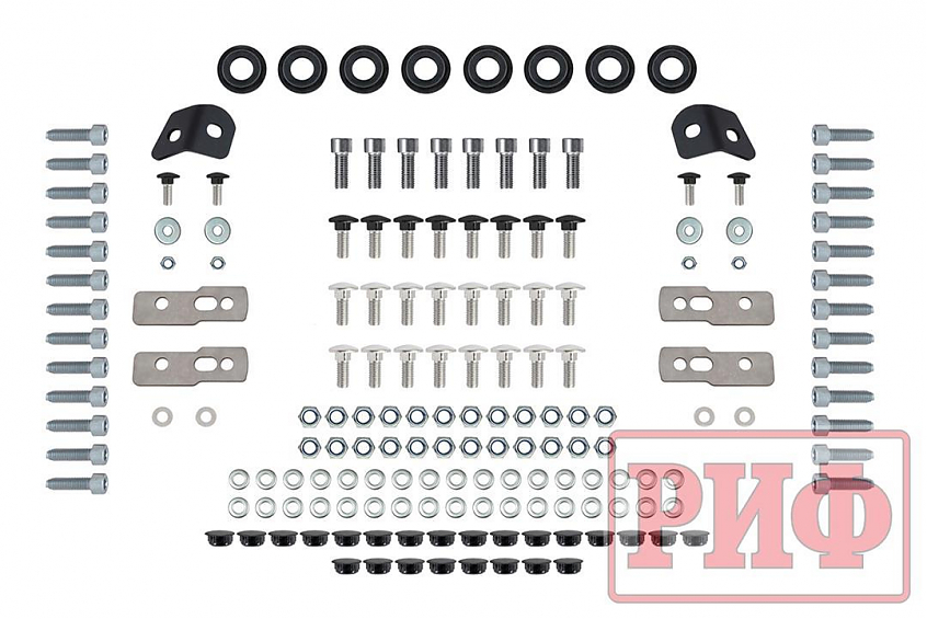 Багажник экспедиционный (платформа) алюминиевый РИФ 1250x1420 мм Great Wall Poer (с крепежом)