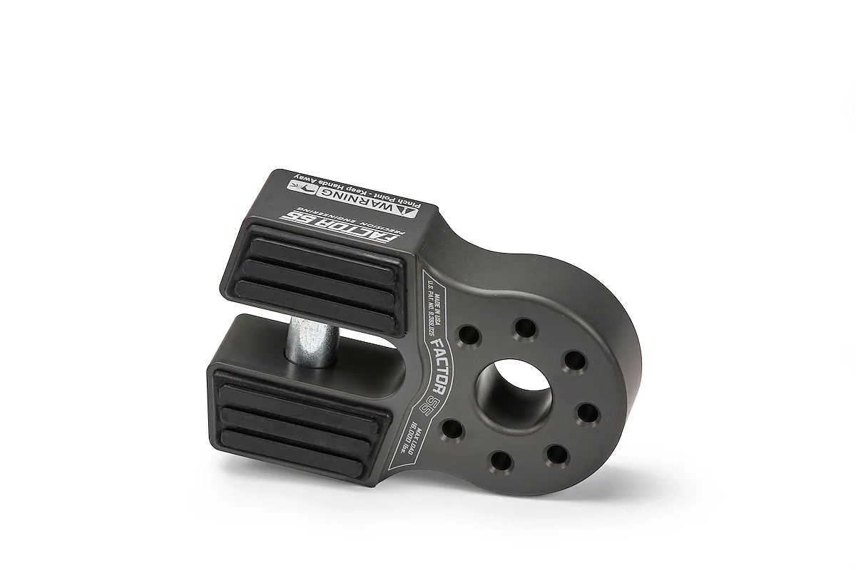 Шакл для лебедки вместо крюка Factor 55 FLATLINK Серый