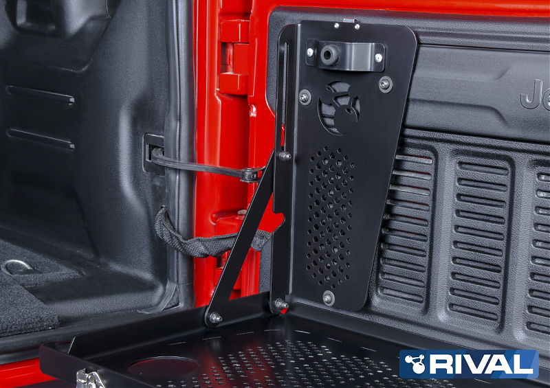 Столик Rival на заднюю дверь для Jeep Wrangler Jl