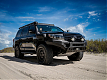 Бампер силовой передний алюминиевый (черный) Toyota Land Cruiser 200 (2006-2015)