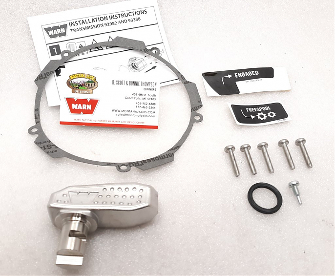 Ручка переключения размотки редуктора лебедки Warn Zeon 8-12