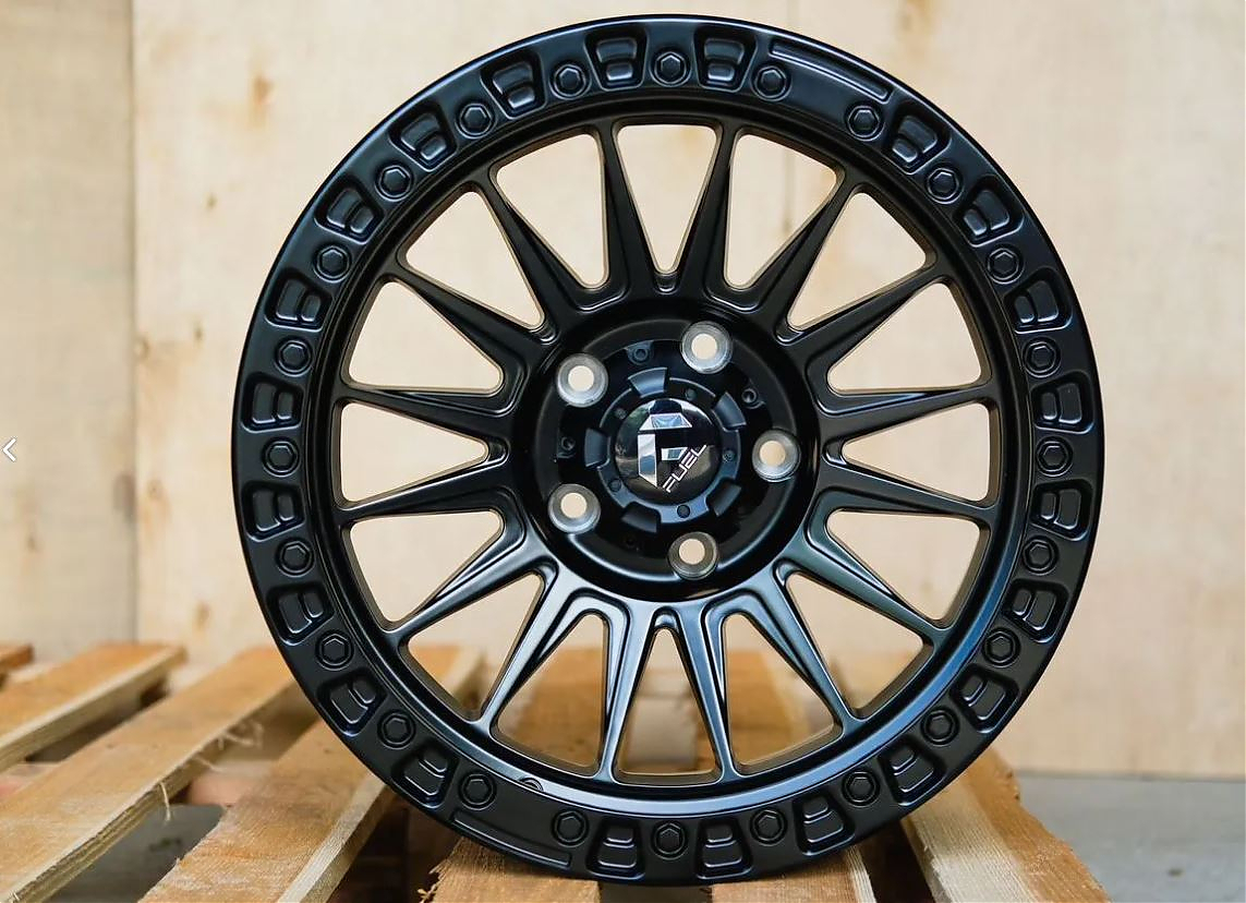 ДИСК АВТОМОБИЛЬНЫЙ АЛЮМИНИЕВЫЙ ЛИТОЙ Fuel (РЕПЛИКА) R17Х9 5X127 ET-0 ЦО 71.6 Черные матовые