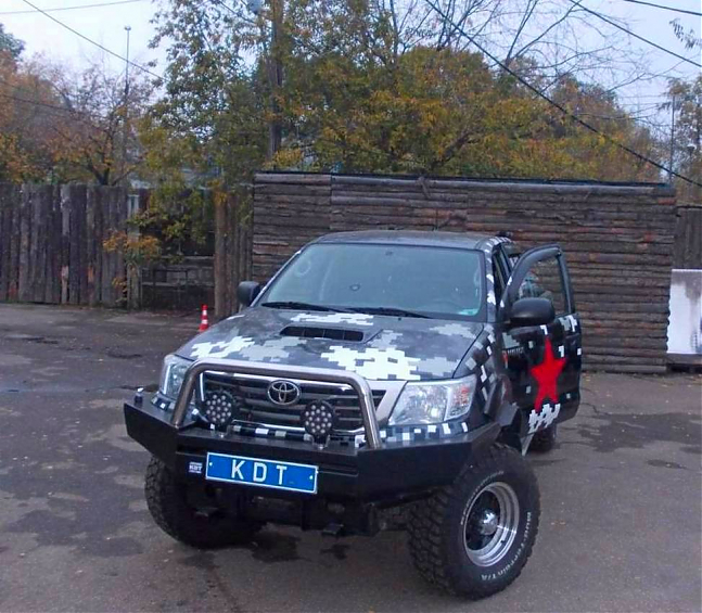 Передний силовой бампер без кенгурина 