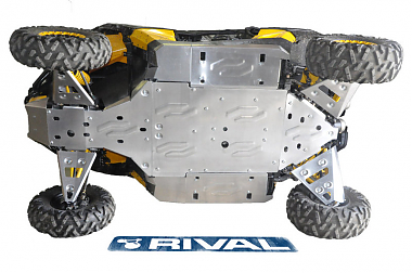 Защита днища силовая для UTV Rival для Can-Am (Bombardier) Maverick, с 2011 по 2014 г.