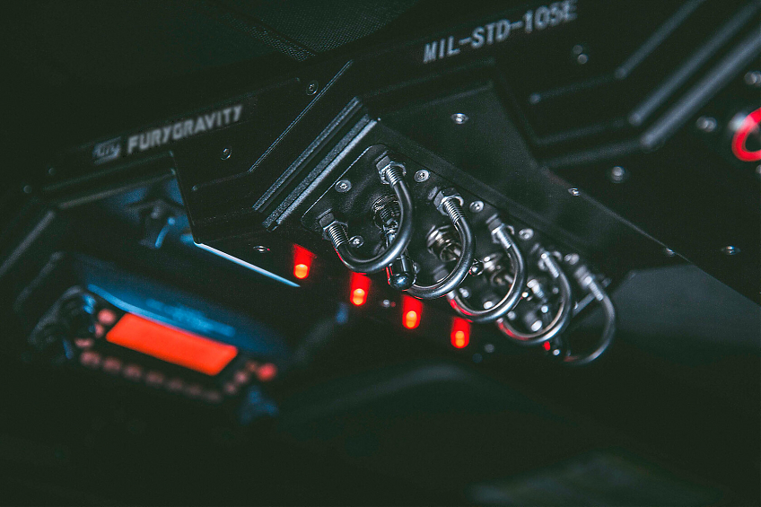 Потолочная консоль Fury алюминиевая серии Awaken для Jeep Wrangler JL