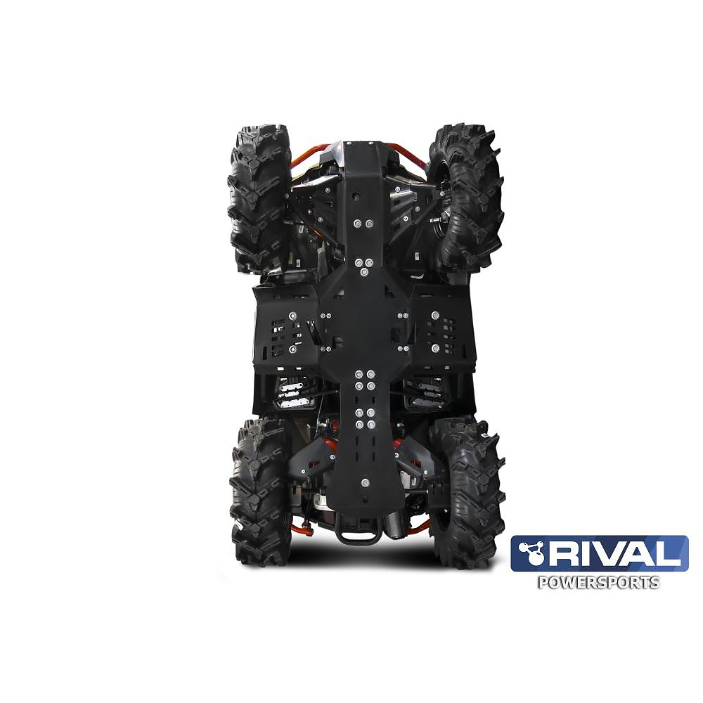 Комплект защит днища Rival для квадроцикла BRP OUTLANDER 1000/850/650/XMR G2 2019-( Пластик ПНД 8 mm)