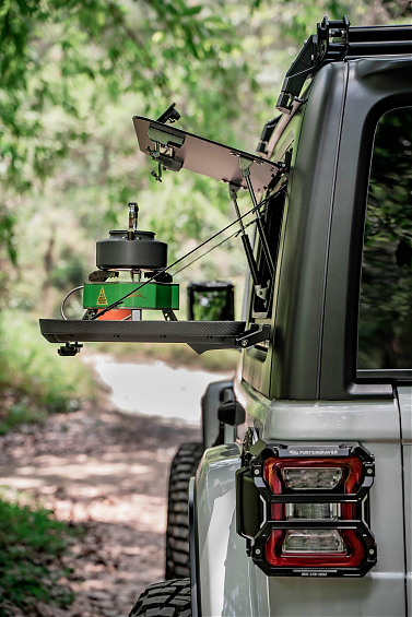 Многофункциональный боковой ящик FURY для инструментов серии Gravity для Jeep Wrangler JL — Левый