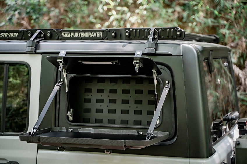 Многофункциональный боковой ящик FURY для инструментов серии Gravity для Jeep Wrangler JL — Левый