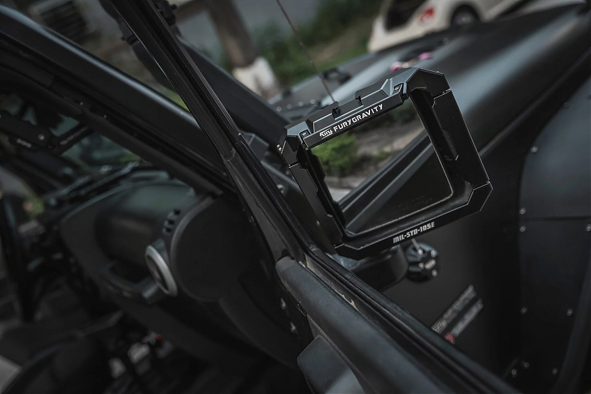 Накладки на зеркала Fury заднего вида с защитой от дождя с креплением для камеры для Jeep Wrangler JL