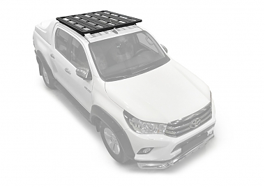 Багажник алюминиевый (платформа с креплением) Rival для Toyota Hilux 2015+