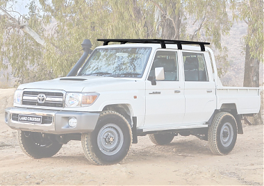 Багажник алюминиевый (платформа с креплением) Rival 1715x1430 для Toyota Land Cruiser 79 2007-