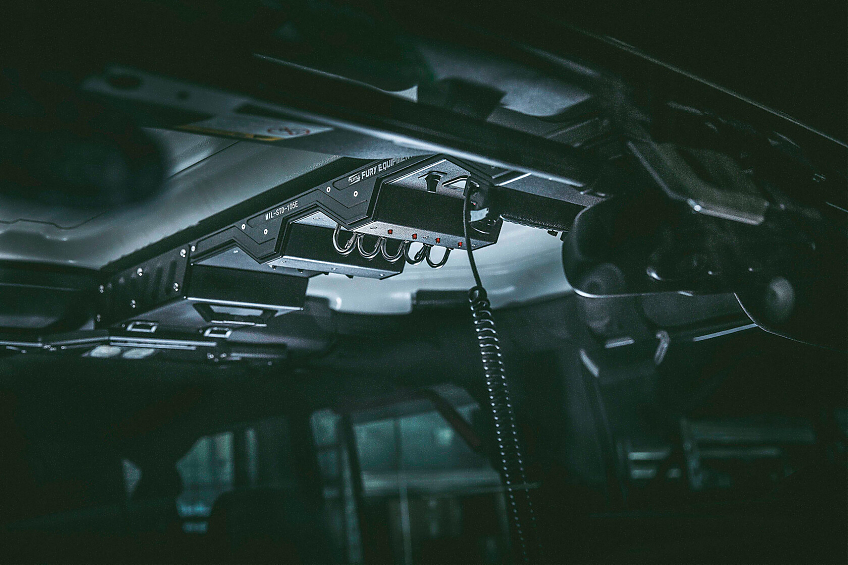 Потолочная консоль Fury алюминиевая серии Awaken для Jeep Wrangler JL