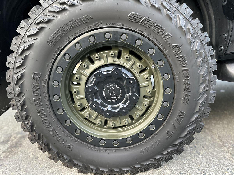 ДИСК АВТОМОБИЛЬНЫЙ АЛЮМИНИЕВЫЙ ЛИТОЙ BLACK RHINO ABRAMS (Реплика) 17х9 ET-0 6X139.7ЦО-110,1