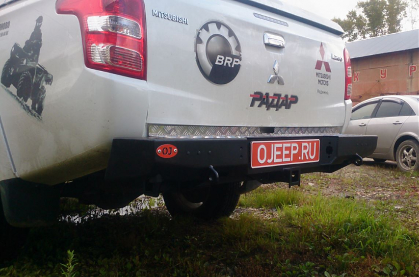 Задний силовой бампер OJ 03.142.01 на Mitsubishi L200 2015-