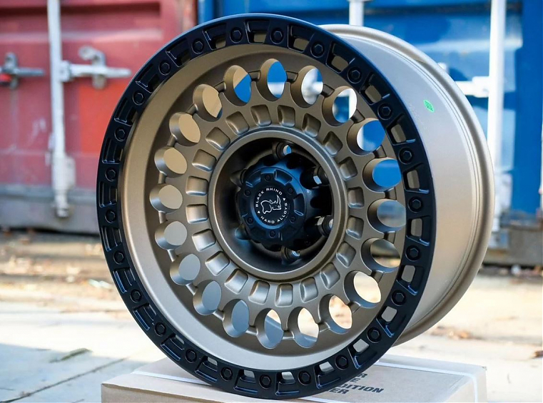 ДИСК АВТОМОБИЛЬНЫЙ АЛЮМИНИЕВЫЙ ЛИТОЙ BLACK RHINO SENTINEL Черный Бронза (Реплика) 18х9 ET-0 6X139.7 ЦО-110,1