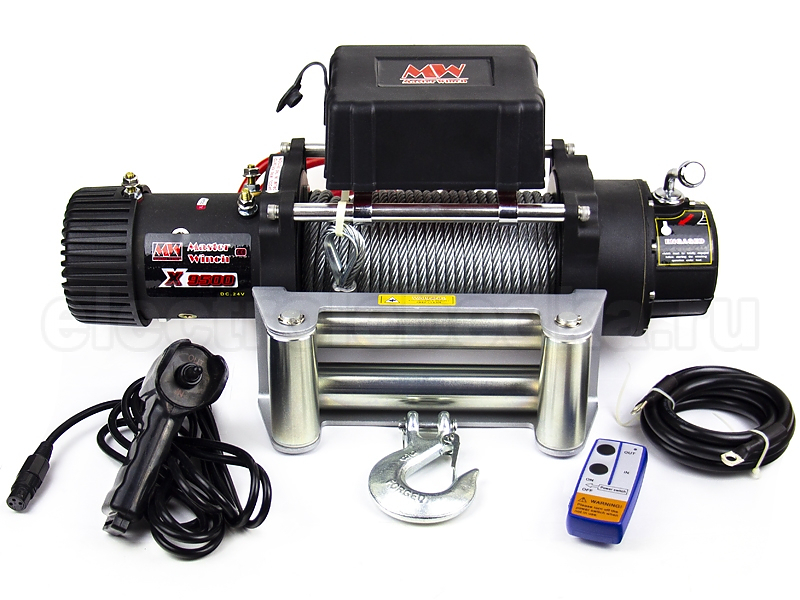 Лебедка электрическая скоростная Master Winch Х9500 12в Лебедка электрическая скоростная Master Winch Х9500 12в