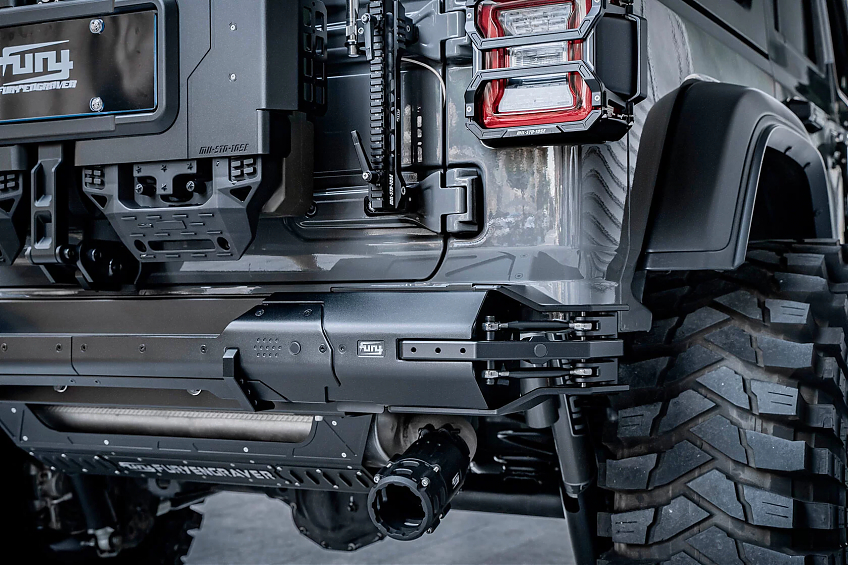 Задний силовой бампер FURY серии Awaken для Jeep Wrangler JL