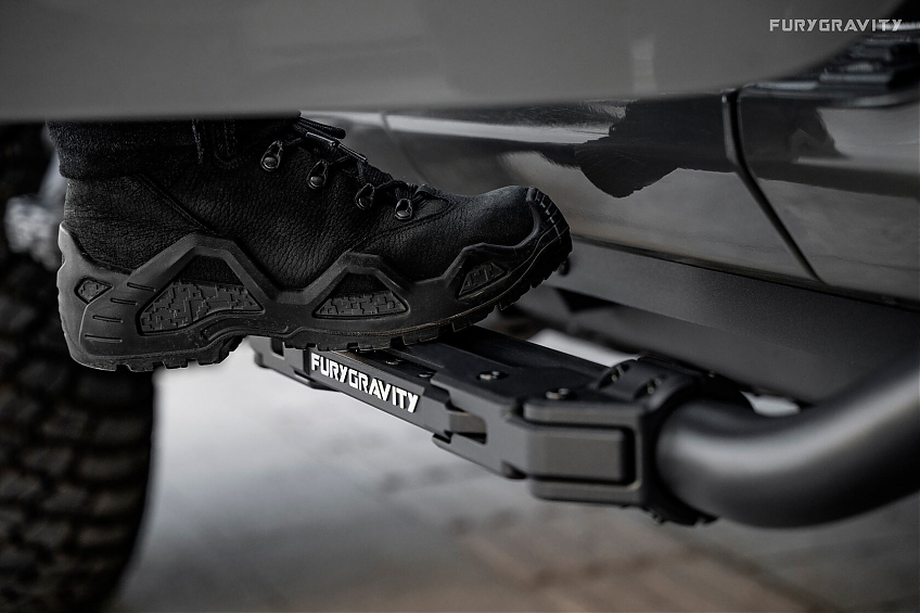 Силовые алюминиевые пороги FURY серии Awaken для Jeep Wrangler JL