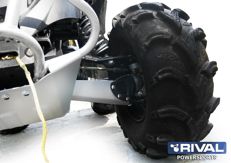 Комплект защит днища Rival для квадроцикла Can-Am (Bombardier) Renegade (рама G1), с 2011 по 2012 г.(АЛЮМИНИЙ)