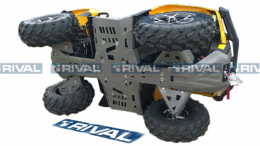 Комплект защит днища Rival для квадроцикла BRP (Can-Am) Outlander 1000/800/650/500