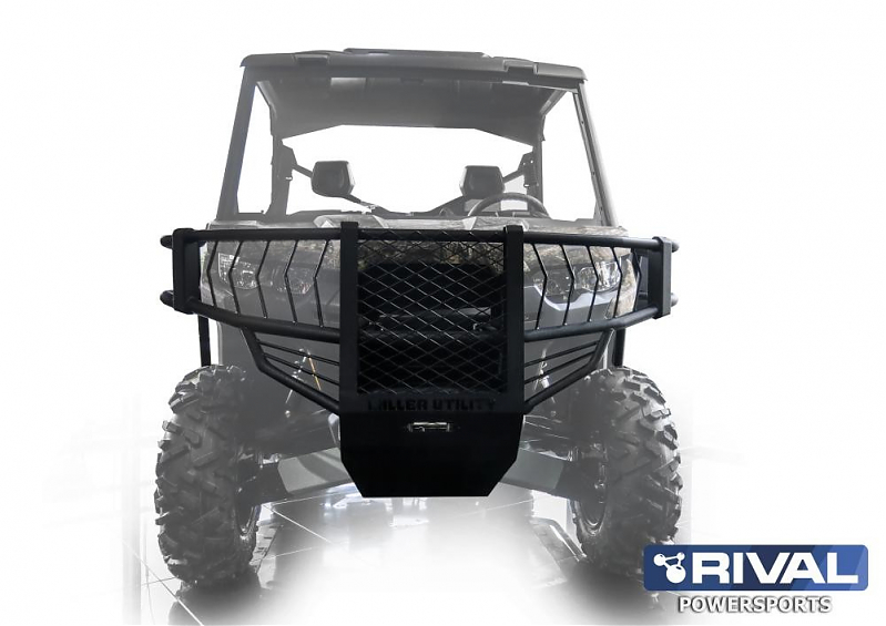 Бампер передний усиленный c защитной арок Rival для UTV Can-Am (Bombardier) Defender, с 2016 по 2020