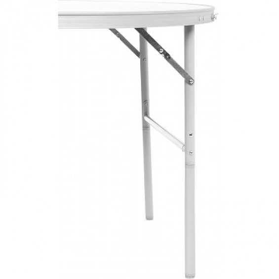 Стол HELIOS складной овальный 120х60х70 см. (АЛЮМИНИЙ)