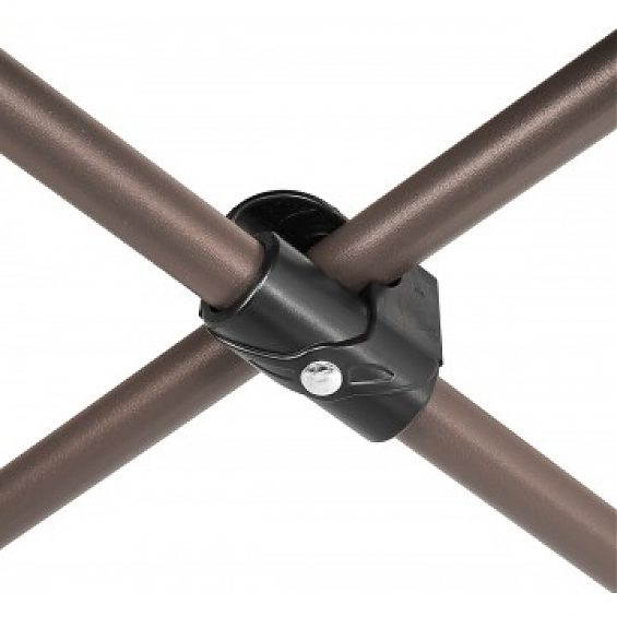 Кресло складное Helios 150 кг. коричневое