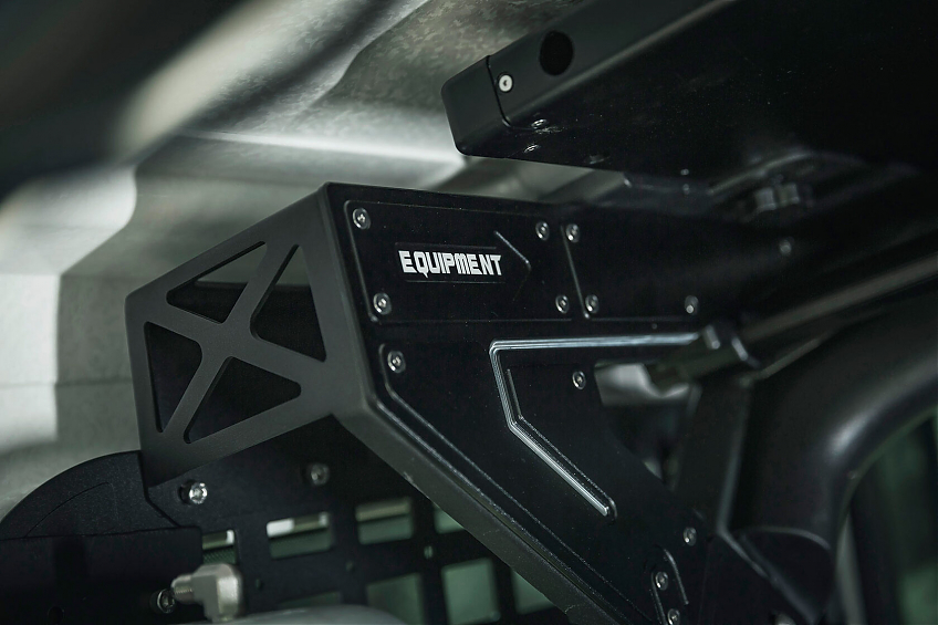 Интегрированная экспедиционная полка с функцией туристического стола Fury в багажник для оборудования и такелажа для Jeep Wrangler JL