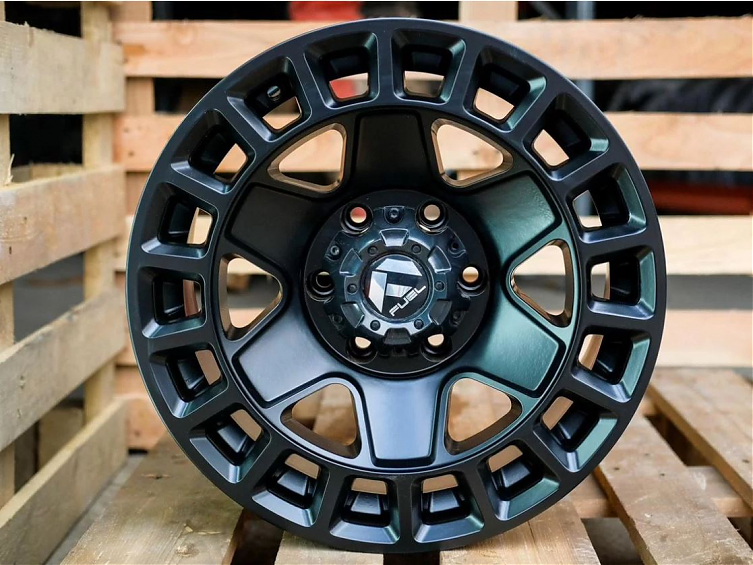 ДИСК АВТОМОБИЛЬНЫЙ АЛЮМИНИЕВЫЙ ЛИТОЙ FUEL YORK DX125 (Реплика) 17х9 ET-0 6X139.7 ЦО-110,1 Черный