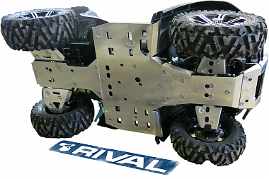 Комплект защит днища Rival для квадроцикла Rival для RM 500-2 / 650-2 2014-, 444.7707.2 Алюминий