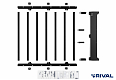 Алюминиевый багажник Rival 1690х1270 mm на штатные рейлинги Tank 300