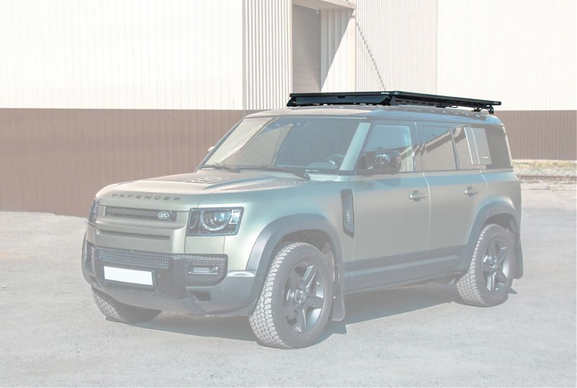 Багажник алюминиевый (платформа с креплением) Rival 1955x1270 для Land Rover Defender 110 NEW 2020-