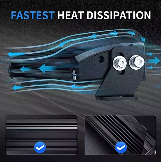 Балка светодиодная AURORA однорядная с RGB подсветкой 30