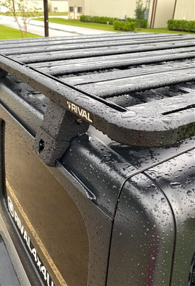 Багажник алюминиевый (платформа с креплением) Rival 1715x1430 для Jeep Wrangler JL 4дв. 2017+