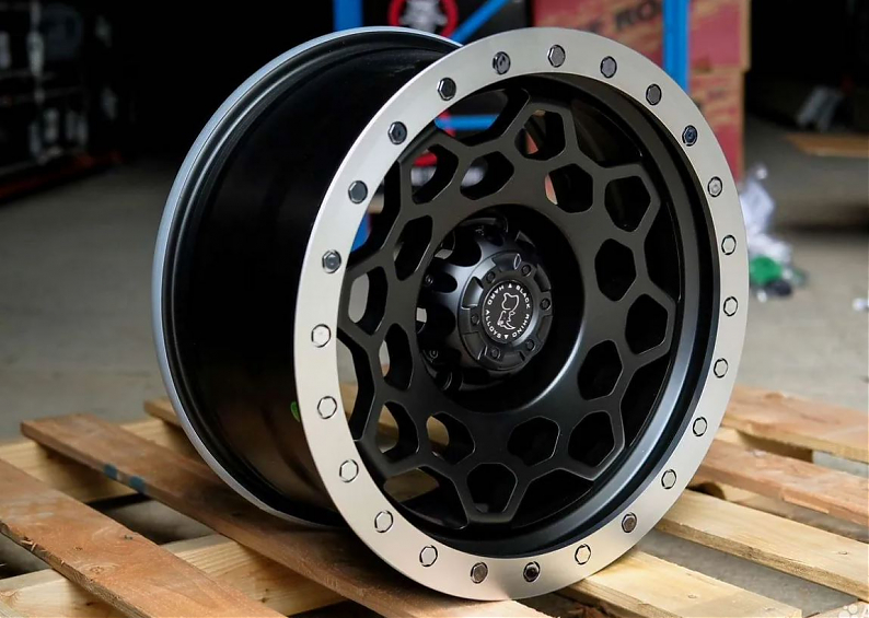 ДИСК АВТОМОБИЛЬНЫЙ АЛЮМИНИЕВЫЙ ЛИТОЙ Black Rhino JT240 (Реплика) 17х9 ET-0 6X139.7 ЦО-110,1 Черный