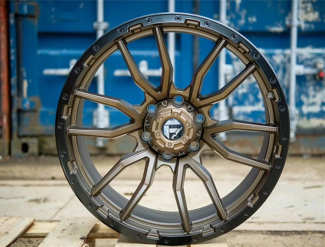 ДИСК АВТОМОБИЛЬНЫЙ АЛЮМИНИЕВЫЙ ЛИТОЙ Fuel Rebel R20Х9 6X139.7 ET-0 106,1 Темная бронза