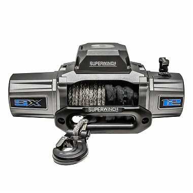 Лебедка электрическая 12В с синтетическим тросом Superwinch SX12SR 