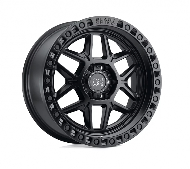 ДИСК АВТОМОБИЛЬНЫЙ АЛЮМИНИЕВЫЙ ЛИТОЙ BLACK RHINO KELSO (Реплика) 18х9 ET-0 6X139.7 ЦО-110,1