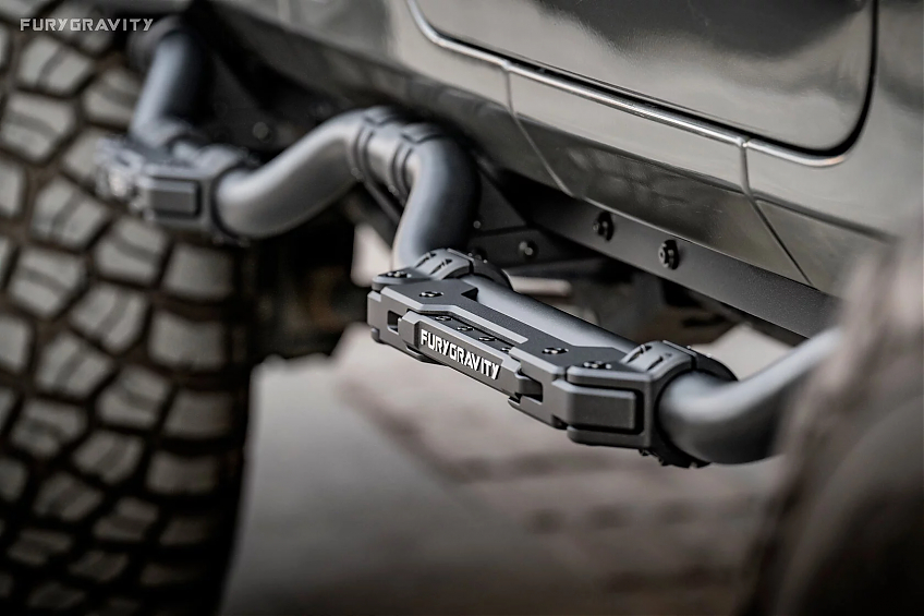 Силовые алюминиевые пороги FURY серии Awaken для Jeep Wrangler JL