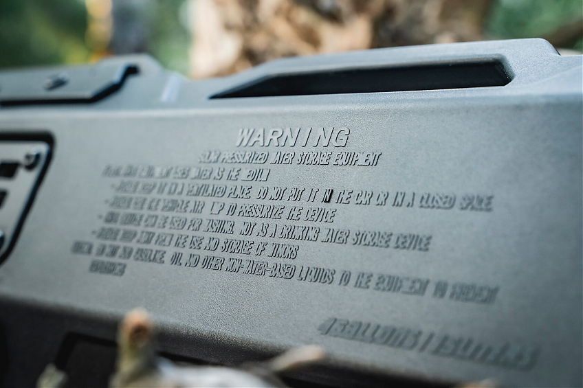 Канистра для воды объем 15л Fury Gravity на экспедиционный багажник с душем