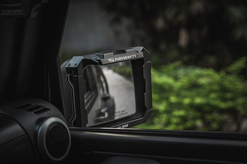 Накладки на зеркала Fury заднего вида с защитой от дождя с креплением для камеры для Jeep Wrangler JL