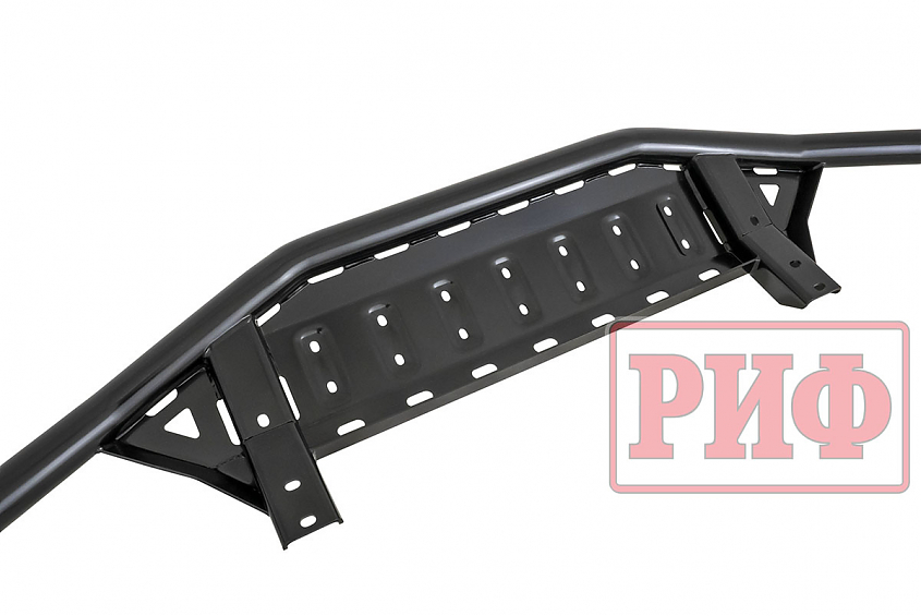 Бампер РИФ силовой передний Toyota Land Cruiser 200 2007-2015 c защитой радиатора