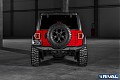 Силовой бампер задний RIVAL алюминиевый для Jeep Wrangler JL, длинный