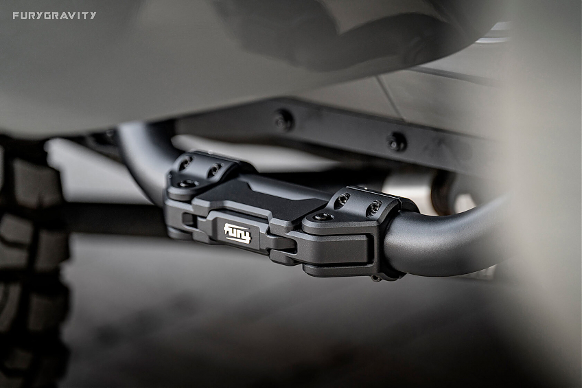 Силовые алюминиевые пороги FURY серии Awaken для Jeep Wrangler JL